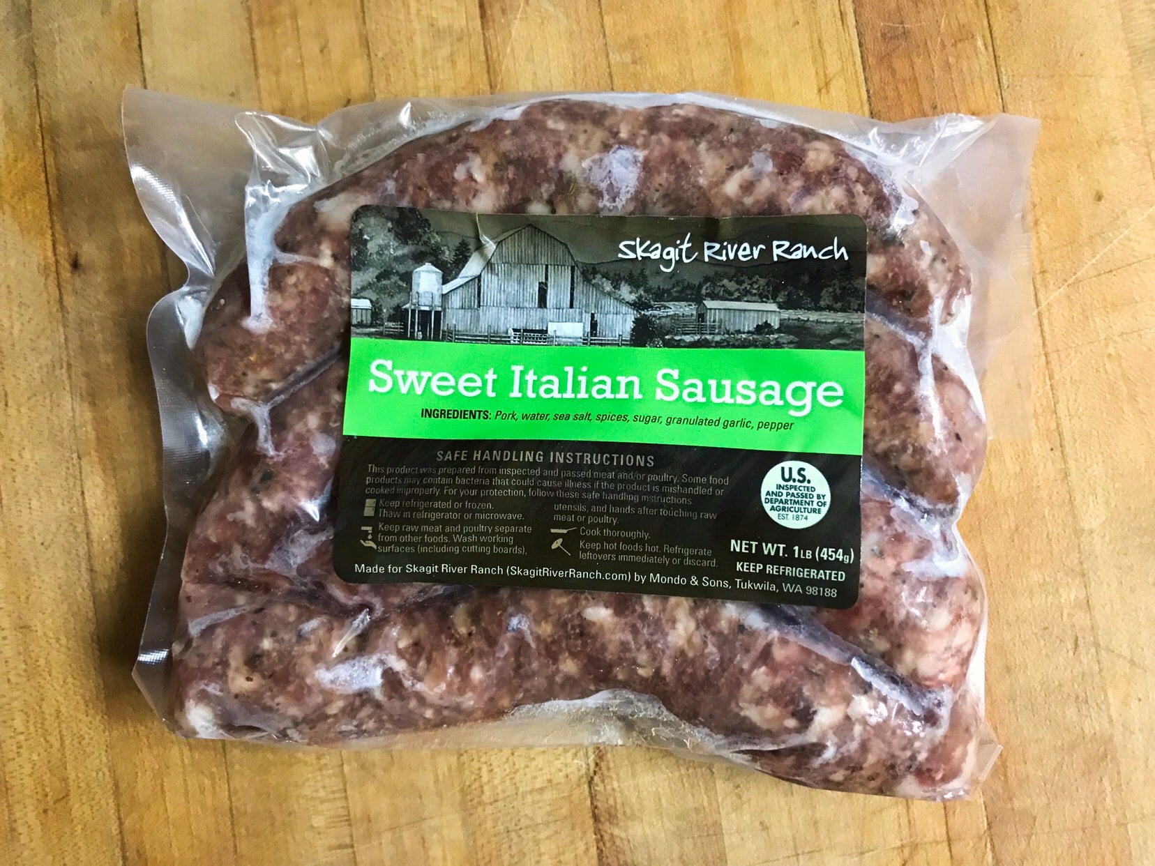 1lb Sweet Italian Sausage