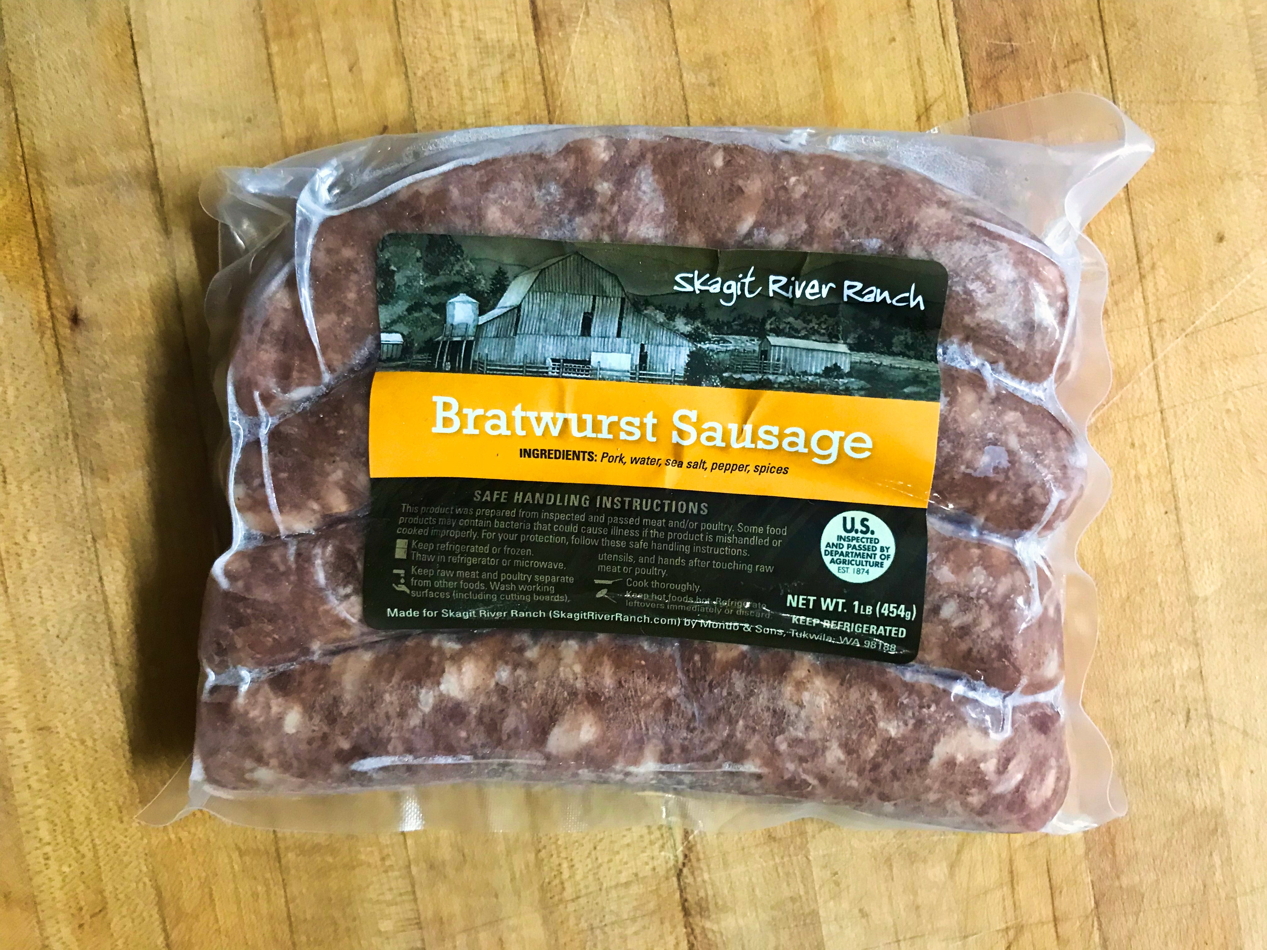 1lb Bratwurst Sausage